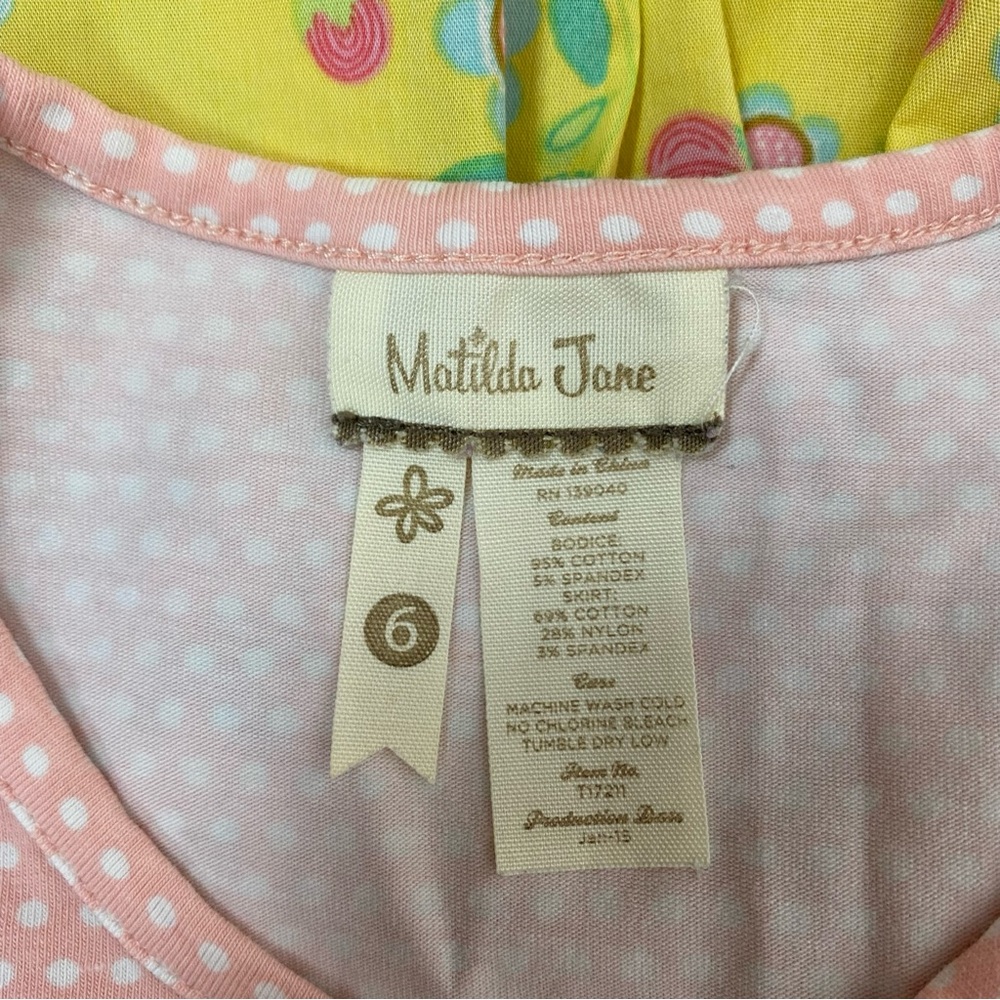 Matilda Jane girls Amazing Things Top Hello Lovely Size 6 - Picture 7 of 8
